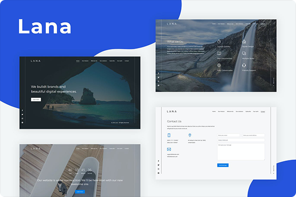 Lana Creative Coming Soon Template