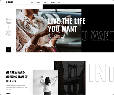 Chelsey Creative WordPress Theme