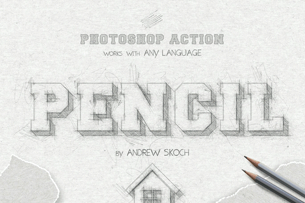 Pencil Sketch - Photoshop Action