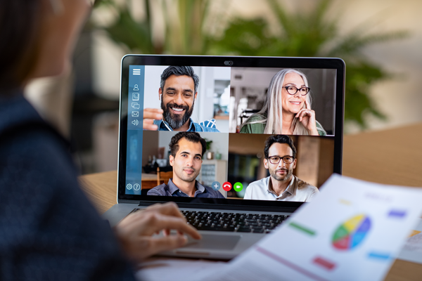Smart working and video conference photo