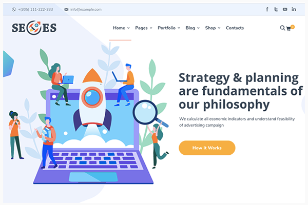 SEOes WordPress Theme
