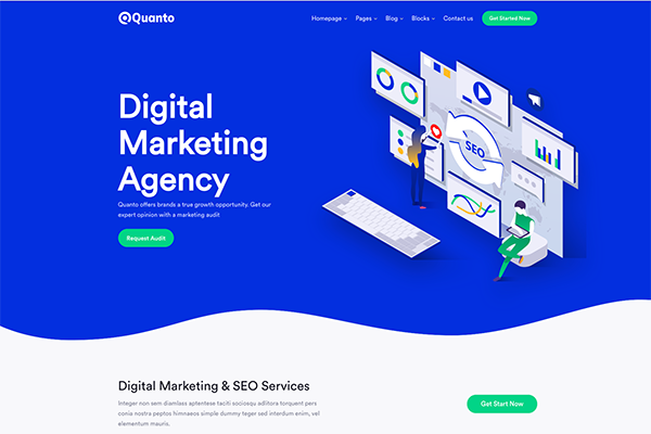 Quanto - Business Responsive WordPress Theme