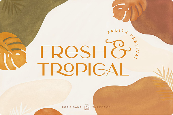 Rosie Sans | Gorgeous Typeface