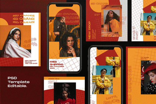 POP RETRO - Social Media Template