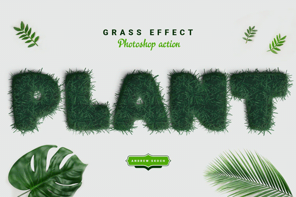 Grass Photoshop Action