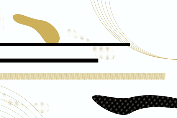 Gold Shape Video Opener