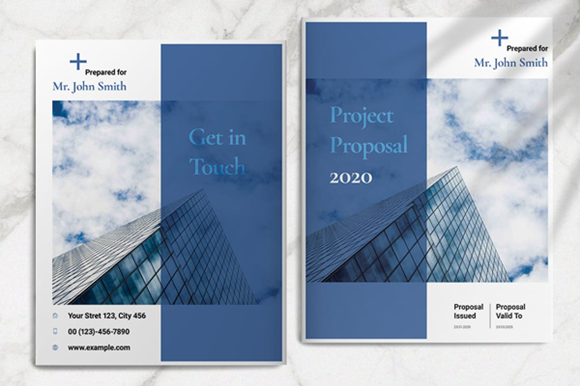 Blue Business Proposal Layout
