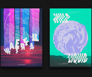Transmission Warped Text Effects