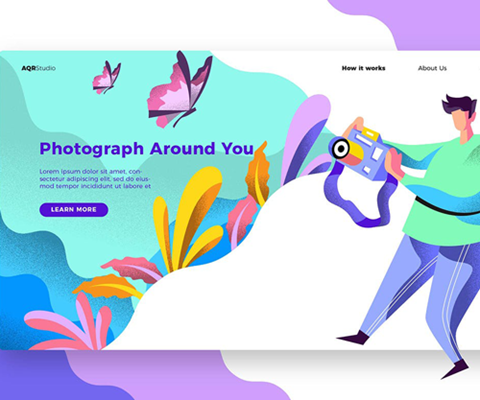 Photography Banner & Landing Page
