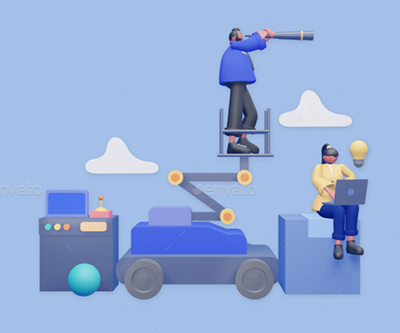 3D Tech Illustration
