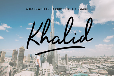 Khalid - Font with Swash