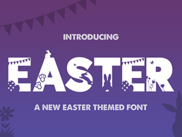 Easter Silhouette Font