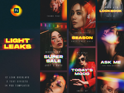 Light Leak Instagram Stories