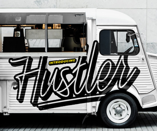Hustler Monoline Font