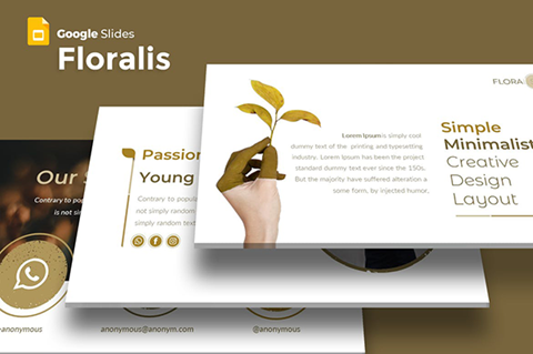 Floralist - Google Slides Template
