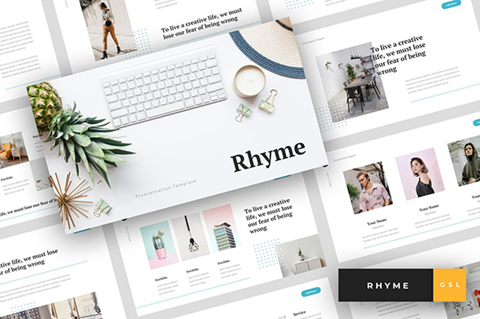 Rhyme - Creative Google Slides