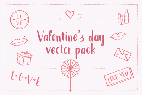Valentines Day Vector Pack