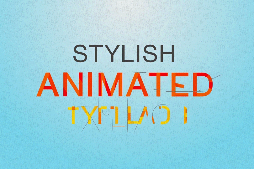 Stylish Animated Text After Effects