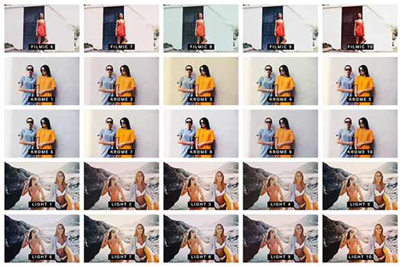 50 Editorial Lightroom Presets & LUTs
