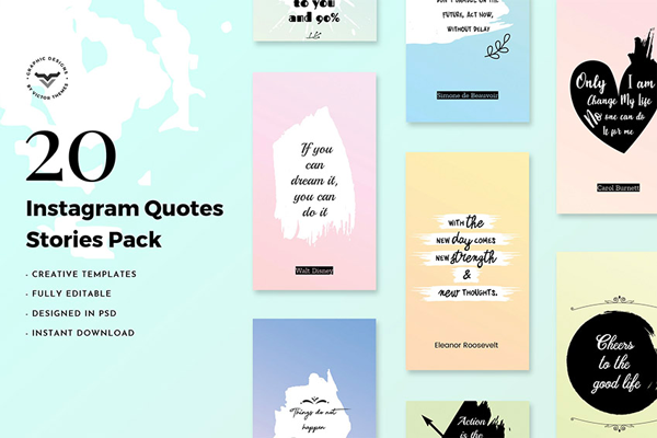42 Best Instagram Templates