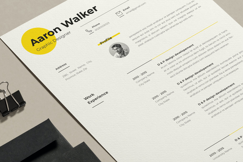 Minimalistic Resume Template