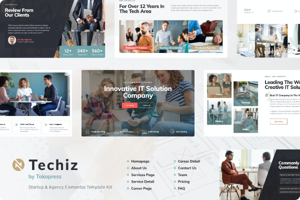 Techiz Business Template Kit