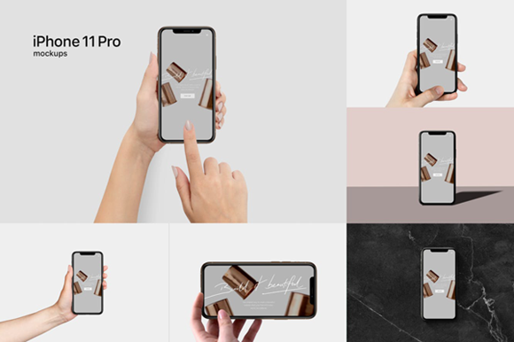 iPhone 11 Pro Mockup Kit Photoshop
