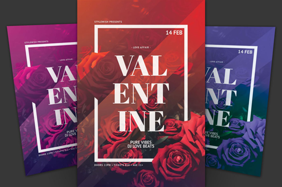 Valentine Flyer | Print Template