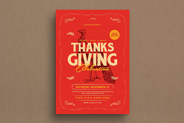 Thanksgiving Event Flyer