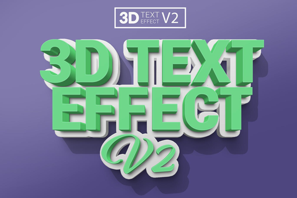 3D Text Effects | Photoshop