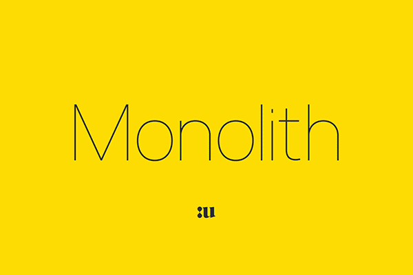Monolith | Sans Family