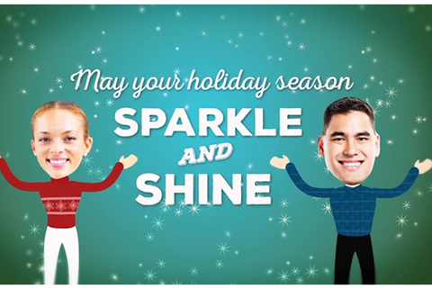 Christmas Faces Greetings Video