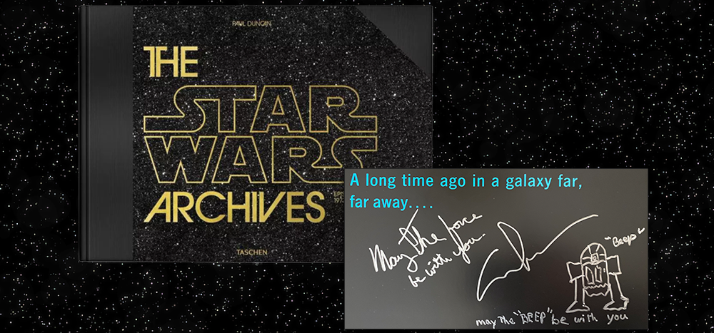 Star Wars Archive autographed by George Lucas
