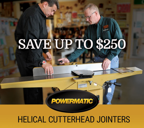 Powermatic Helical Cutterhead Jointers