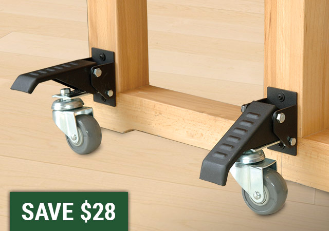 WoodRiver® Workbench Caster Set 4pc