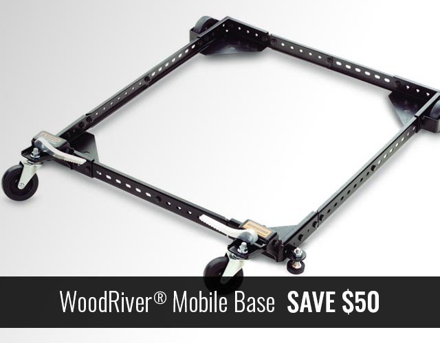 WoodRiver® Adjustable Mobile Base