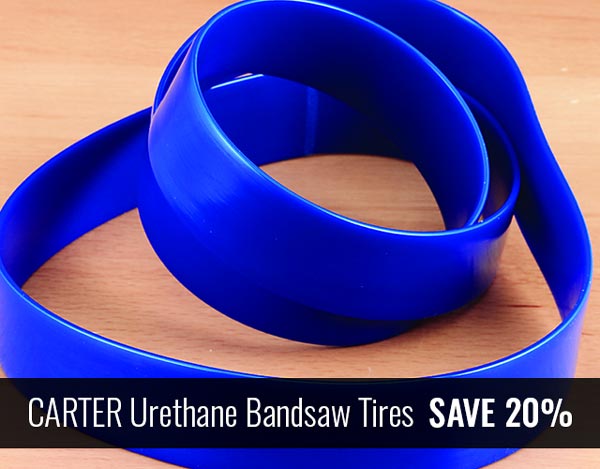 CARTER Urethane Bandsaw Tires