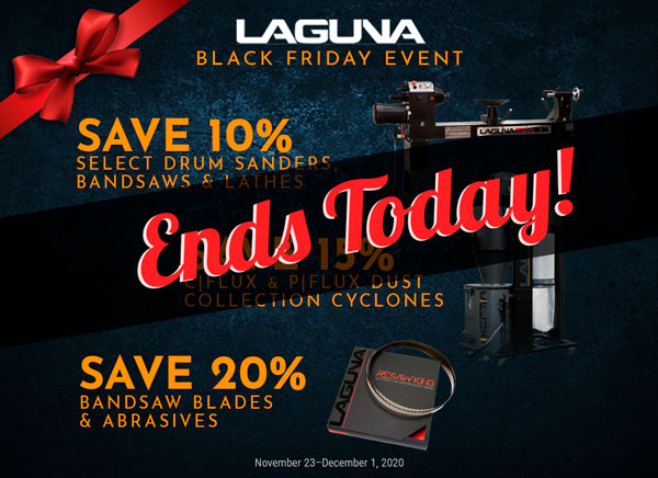 LAGUNA Black Friday Event Ends Today