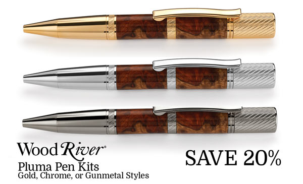 WoodRiver® Pluma Pen Kits