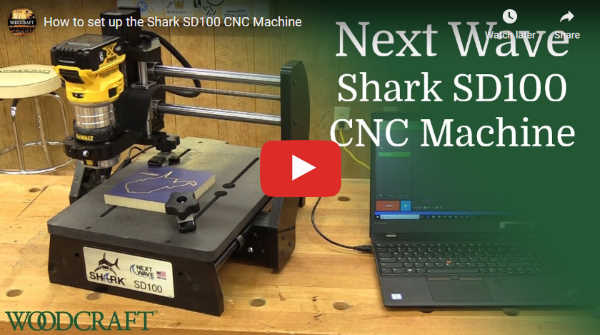 VIDEO: Next Wave Shark SD100 CNC Machine