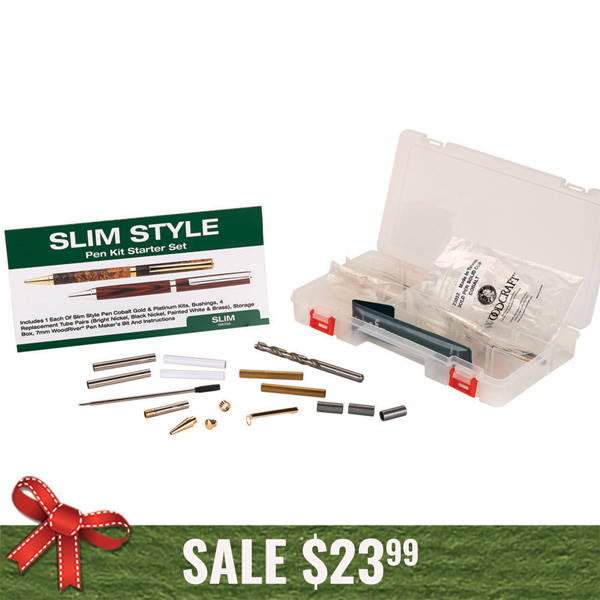 WoodRiver - 7mm Slimline Starter Pen Kits Sets