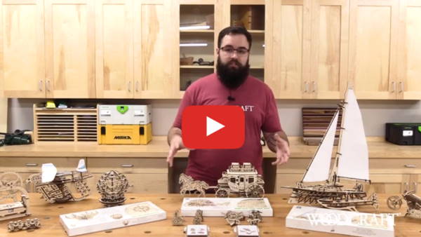 Ugears 3D Mechanical Model Kits Product Video
