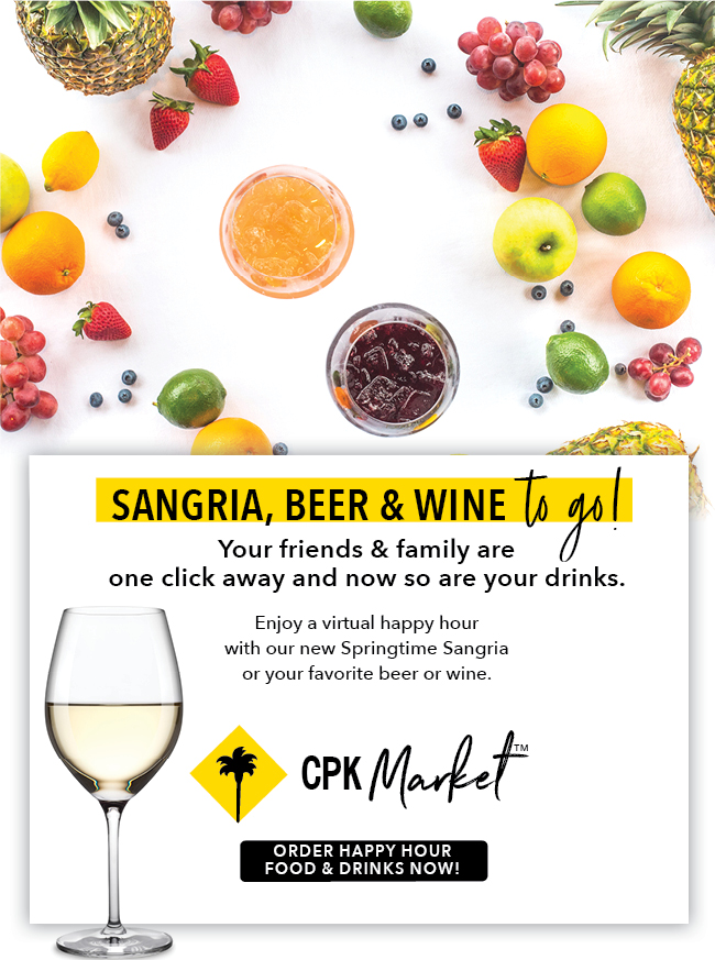 Sangria, Beer & Wine to go - add a bottle to your meal