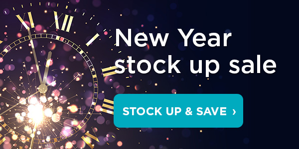 New Year stock up sale STOCK UP & SAVE 