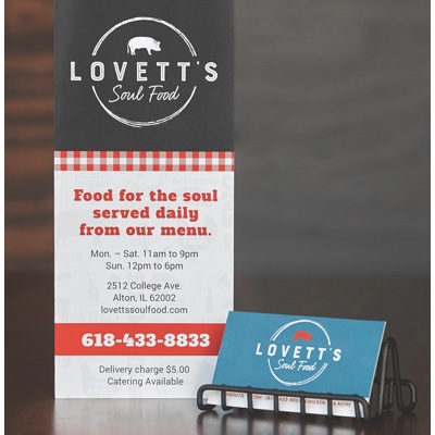 Lovett's Soul Food Print Marketing
