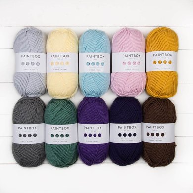 Paintbox Yarns Simply Chunky 10 Ball Colour Pack 