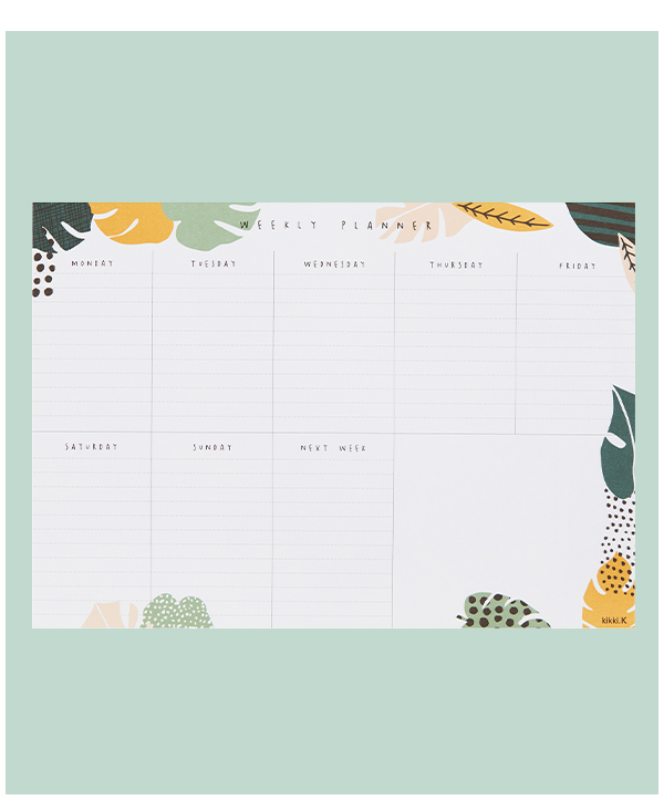 A4 Weekly Planner Pad. Shop now. 