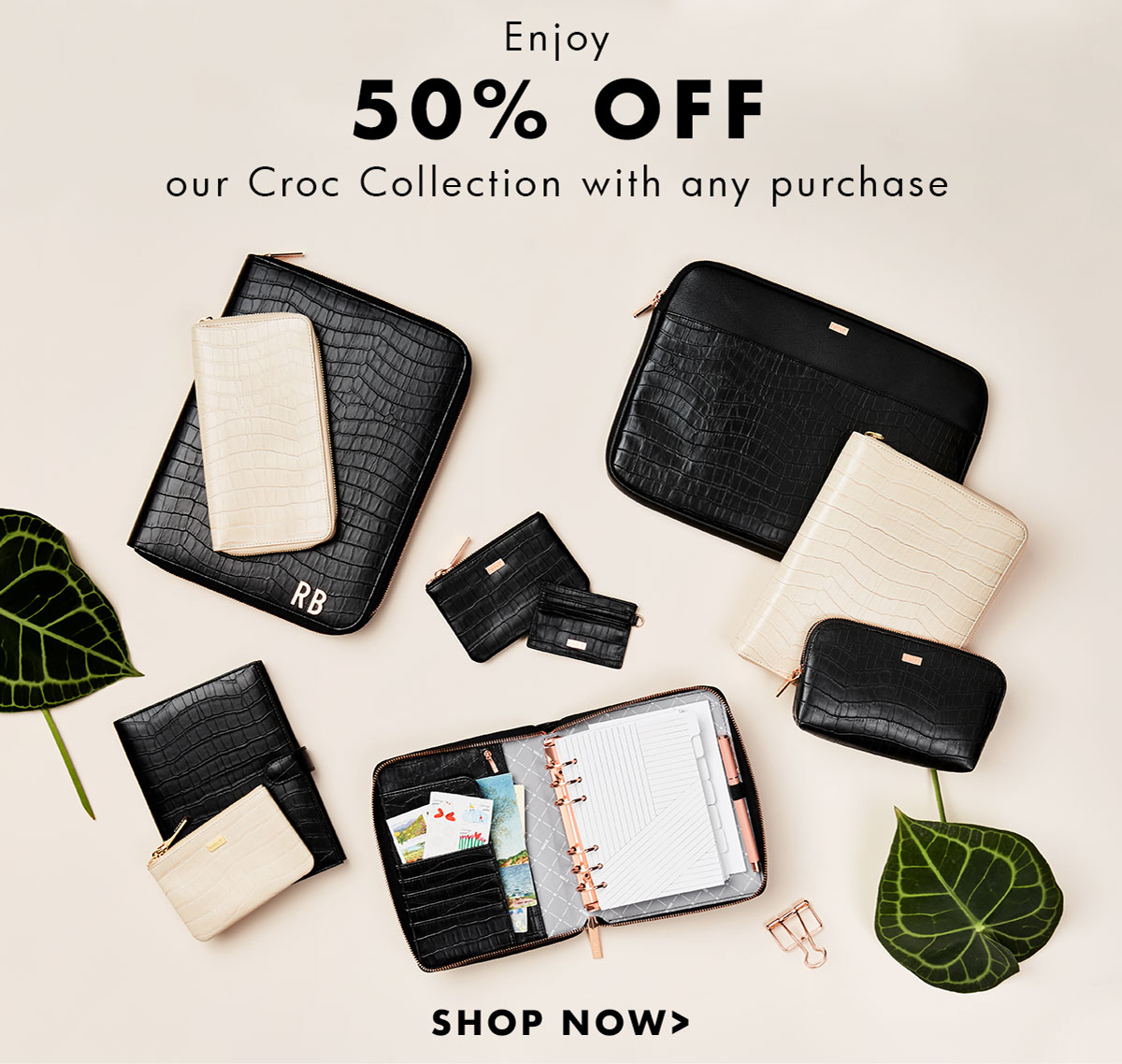 With any purchase enjoy 50% off any item from our Croc Collection. Shop now. 