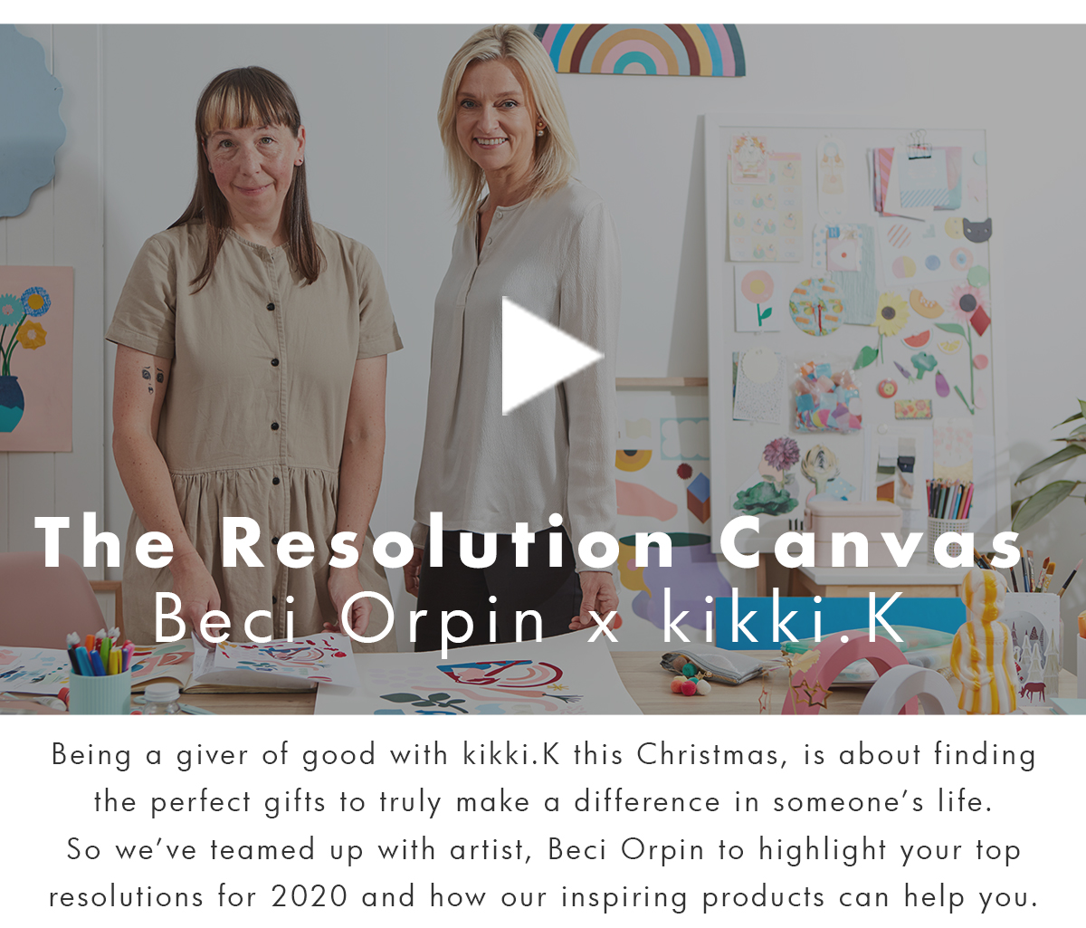 The Resolution Canvas - Beci Orpin x kikk.K