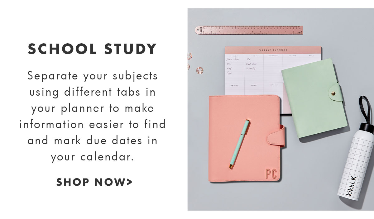 Organise your: School study